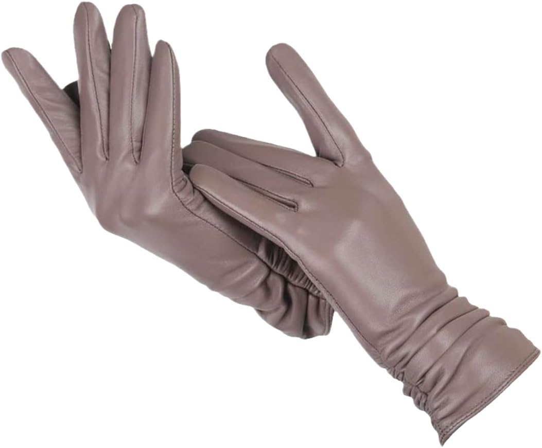 Leren Handschoenen - Dames Warme Bontgevoerde Winterhandschoenen-Hallo Susanne