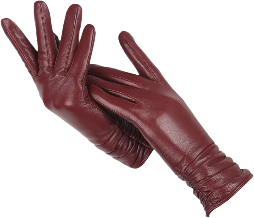 Leren Handschoenen - Dames Warme Bontgevoerde Winterhandschoenen-Hallo Susanne
