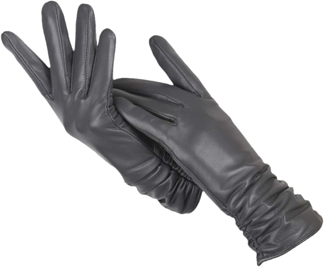 Leren Handschoenen - Dames Warme Bontgevoerde Winterhandschoenen-Hallo Susanne