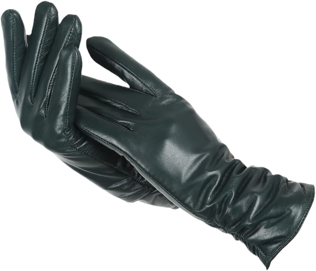 Leren Handschoenen - Dames Warme Bontgevoerde Winterhandschoenen-Hallo Susanne