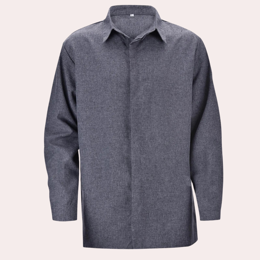 Linnen overhemd - Zomer - Lange mouwen - Button-Up overhemd - Heren overhemd-Hallo Susanne
