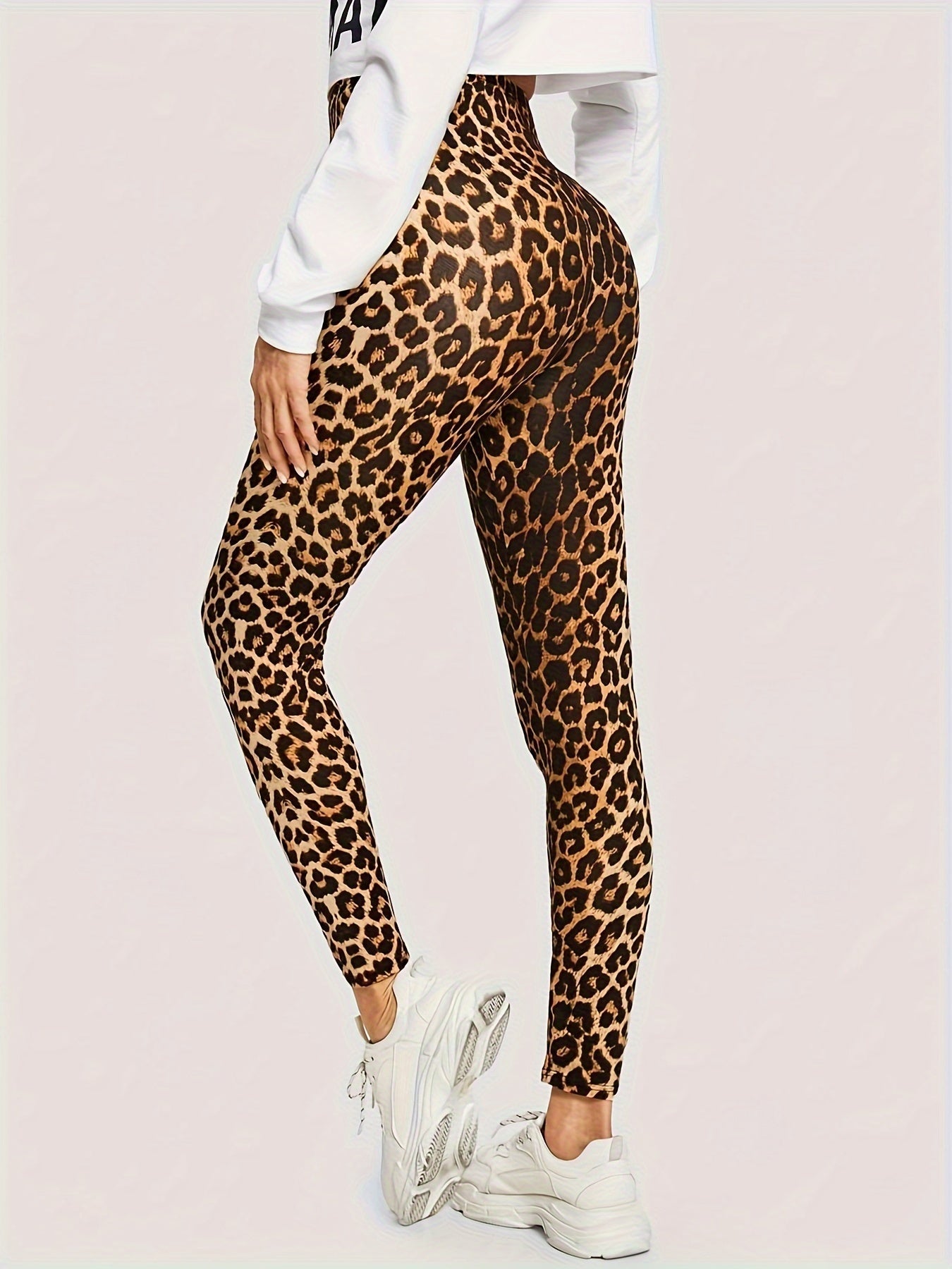 Luipaard Legging | Stretch | Bedrukt | Skinny legging | Legging met hoge taille-Hallo Susanne