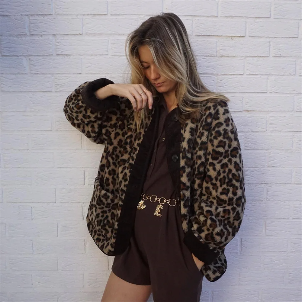 Luipaardjas | Oversized | Herfst | Teddyjas | Vrouwenjas-Hallo Susanne