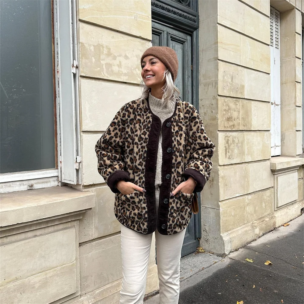 Luipaardjas | Oversized | Herfst | Teddyjas | Vrouwenjas-Hallo Susanne