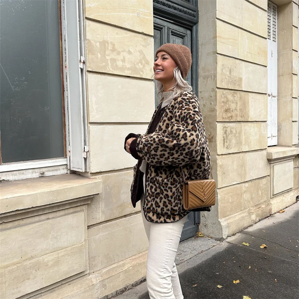 Luipaardjas | Oversized | Herfst | Teddyjas | Vrouwenjas-Hallo Susanne