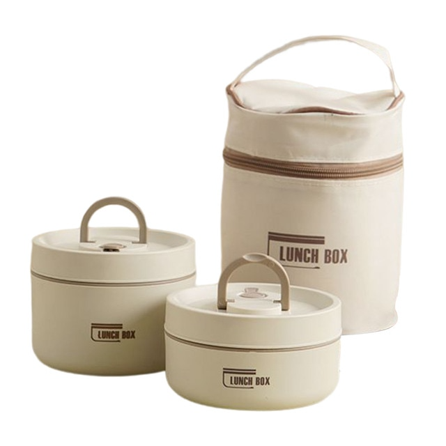 Lunchbox - Stapelbaar - Verwarmbaar - Lunchboxen voor volwassenen - Geïsoleerde voedselcontainer-Hallo Susanne