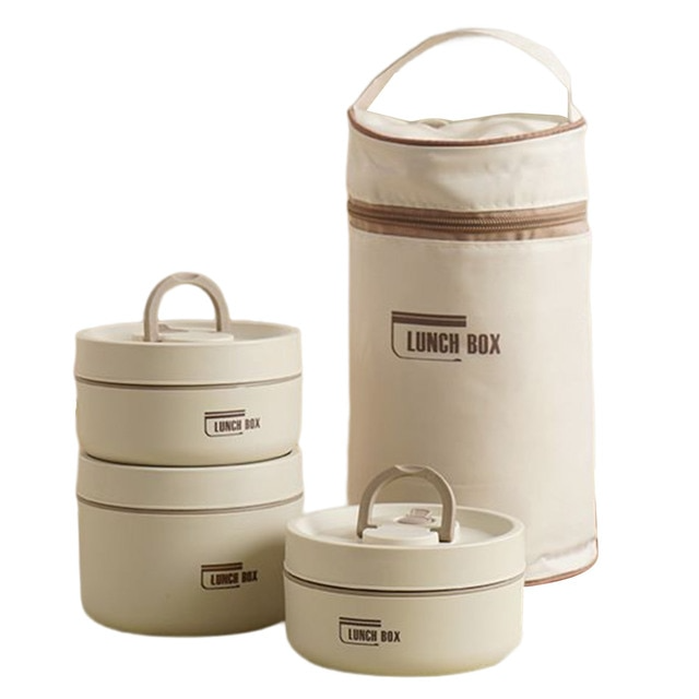 Lunchbox - Stapelbaar - Verwarmbaar - Lunchboxen voor volwassenen - Geïsoleerde voedselcontainer-Hallo Susanne