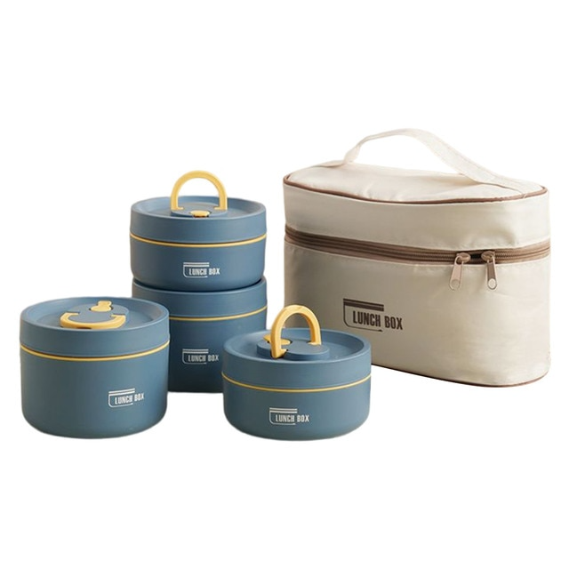 Lunchbox - Stapelbaar - Verwarmbaar - Lunchboxen voor volwassenen - Geïsoleerde voedselcontainer-Hallo Susanne