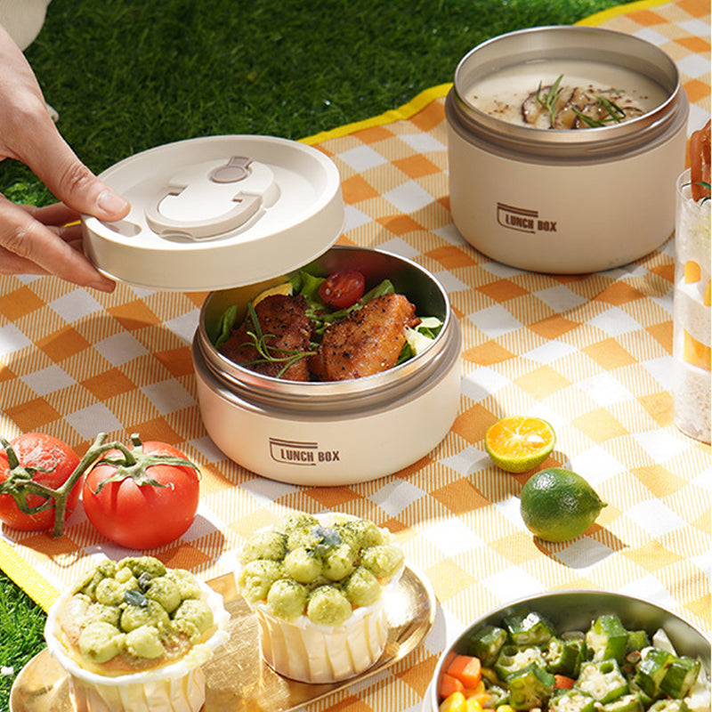 Lunchbox - Stapelbaar - Verwarmbaar - Lunchboxen voor volwassenen - Geïsoleerde voedselcontainer-Hallo Susanne