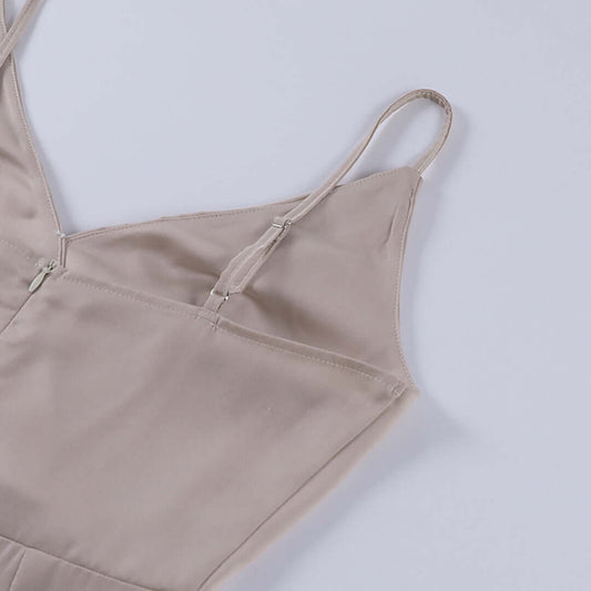 Maxi Jurk | V-hals | Split | Elegante Jurk | Feestjurk-Hallo Susanne