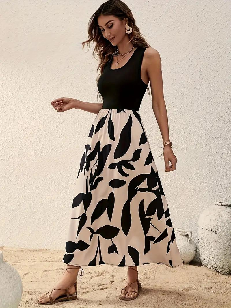 Maxi-jurk - Mouwloos - Soepelvallend - Zomerjurk - Maxi-zomerjurk-Hallo Susanne