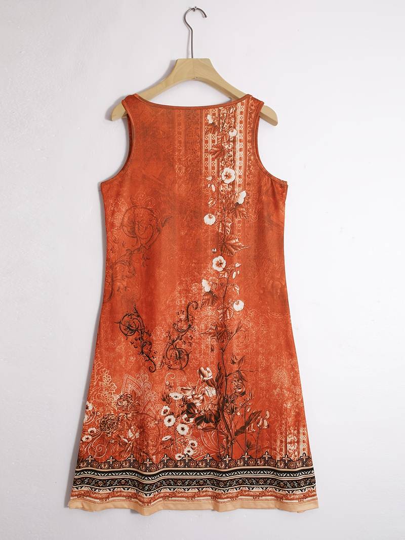 Mini-jurk | Mouwloos | Los model | Boho-jurk | Zomerjurk-Hallo Susanne