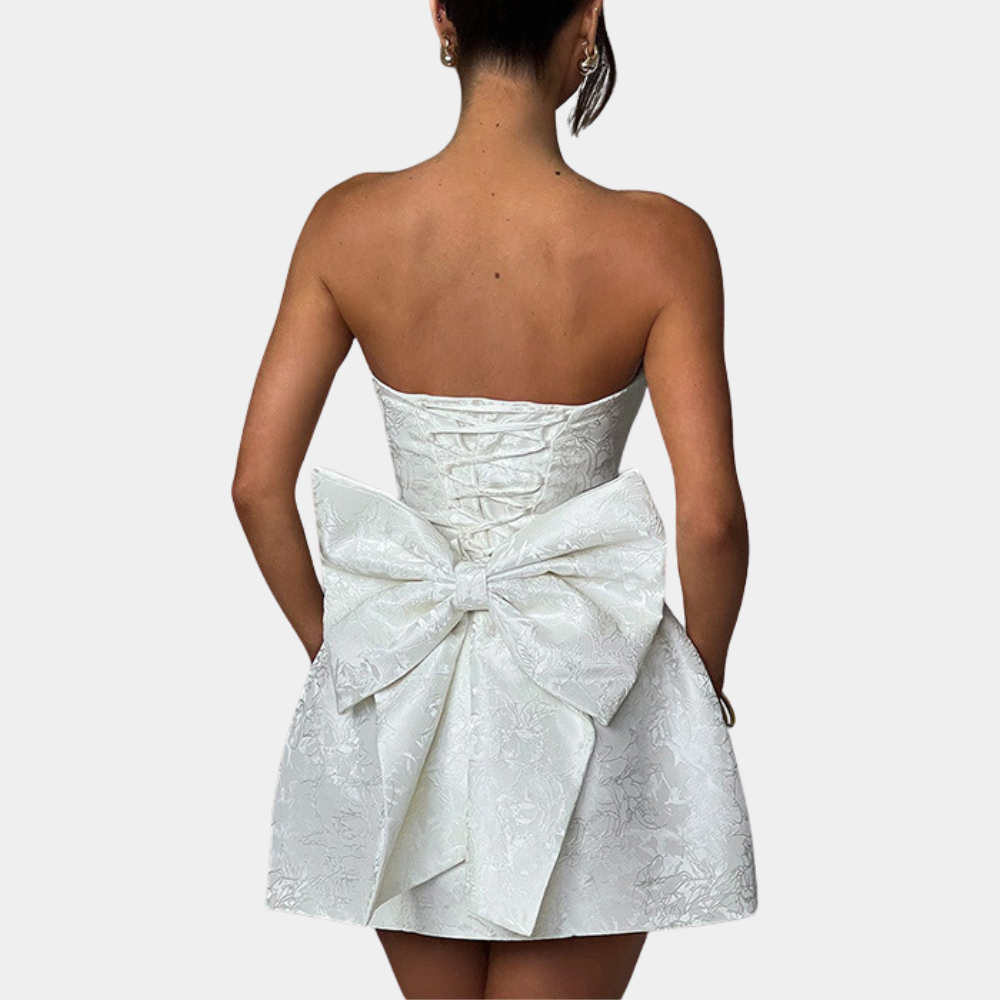 Mini-jurk | Strapless | Strik | Korsetjurk | Feestjurk-Hallo Susanne
