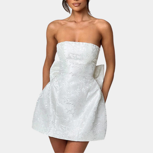 Mini-jurk | Strapless | Strik | Korsetjurk | Feestjurk-Hallo Susanne