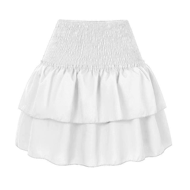 Minirok | Gerimpelde taille | Hoge taille | Rok met ruches | Zomerrok-Hallo Susanne
