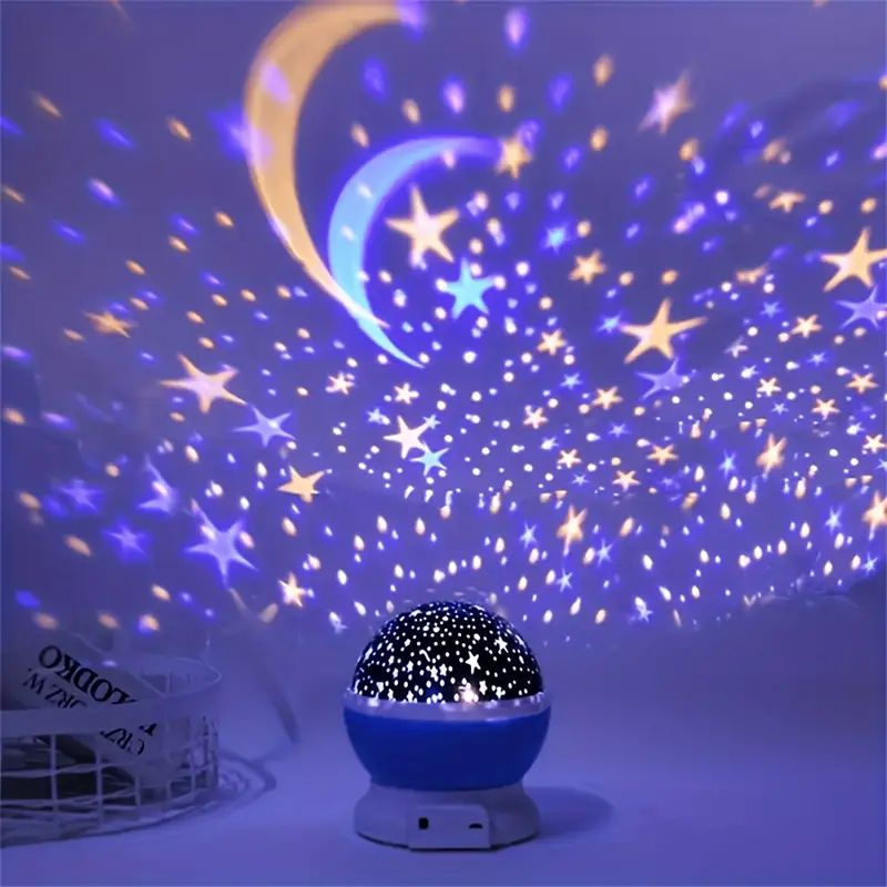 Nachthemel Projectie - Oplaadbaar - Tafellamp - Sterrenhemel Licht - Sterrenlicht Projector Licht-Hallo Susanne