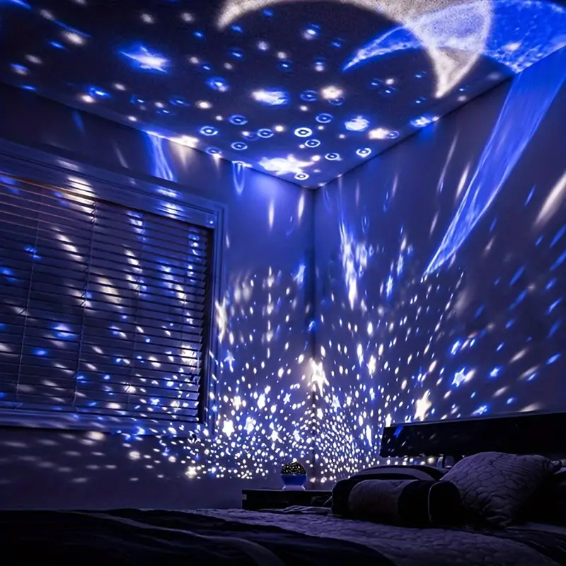 Nachthemel Projectie - Oplaadbaar - Tafellamp - Sterrenhemel Licht - Sterrenlicht Projector Licht-Hallo Susanne