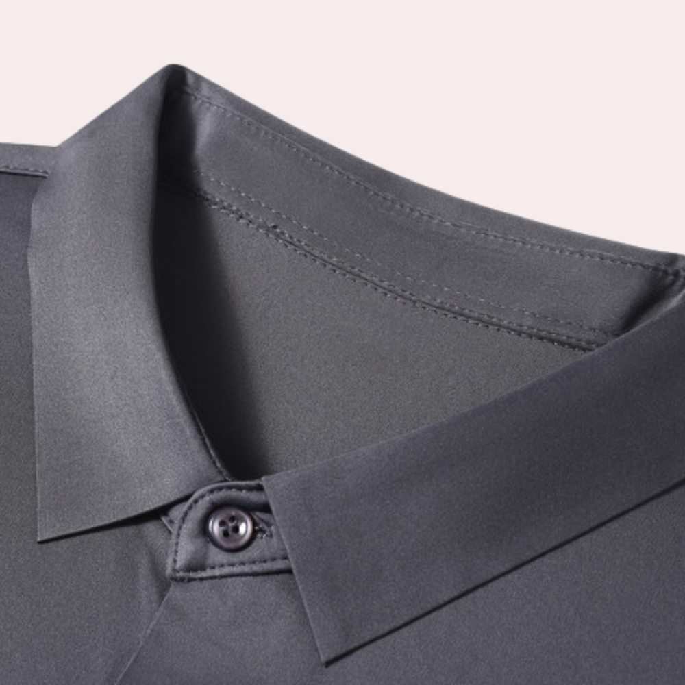 Non Iron Overhemd - Button-Up - Lange Mouw - Jurk Overhemd - Heren Overhemd-Hallo Susanne