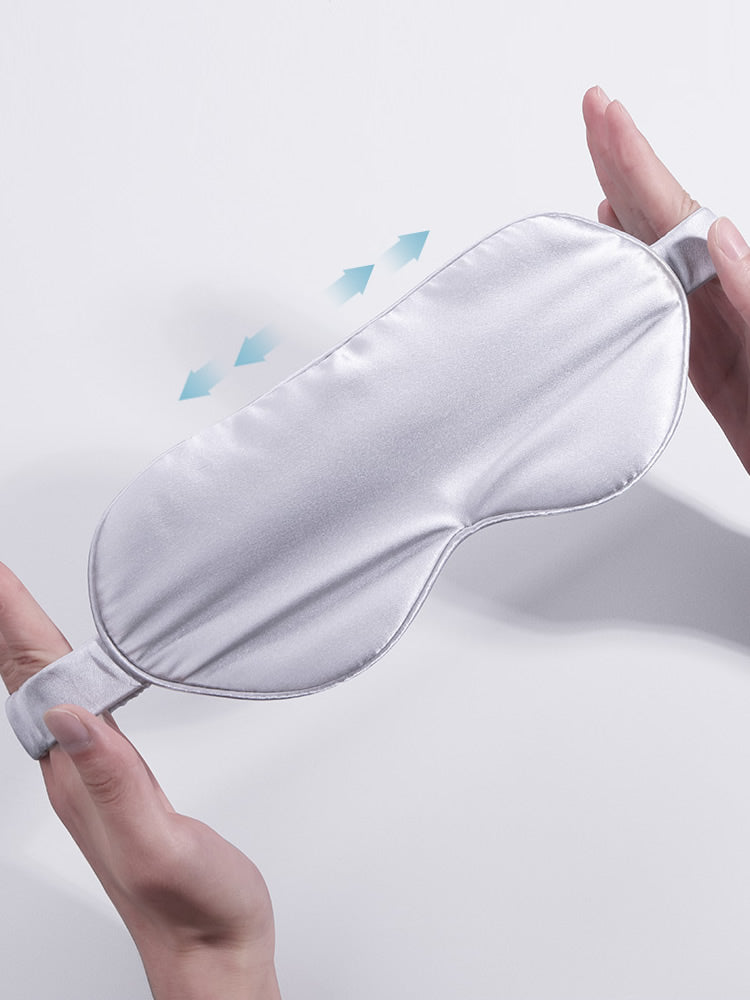 Oogmasker | Zijde | Elastiek | Slaapblinddoek | Slaapmasker-Hallo Susanne