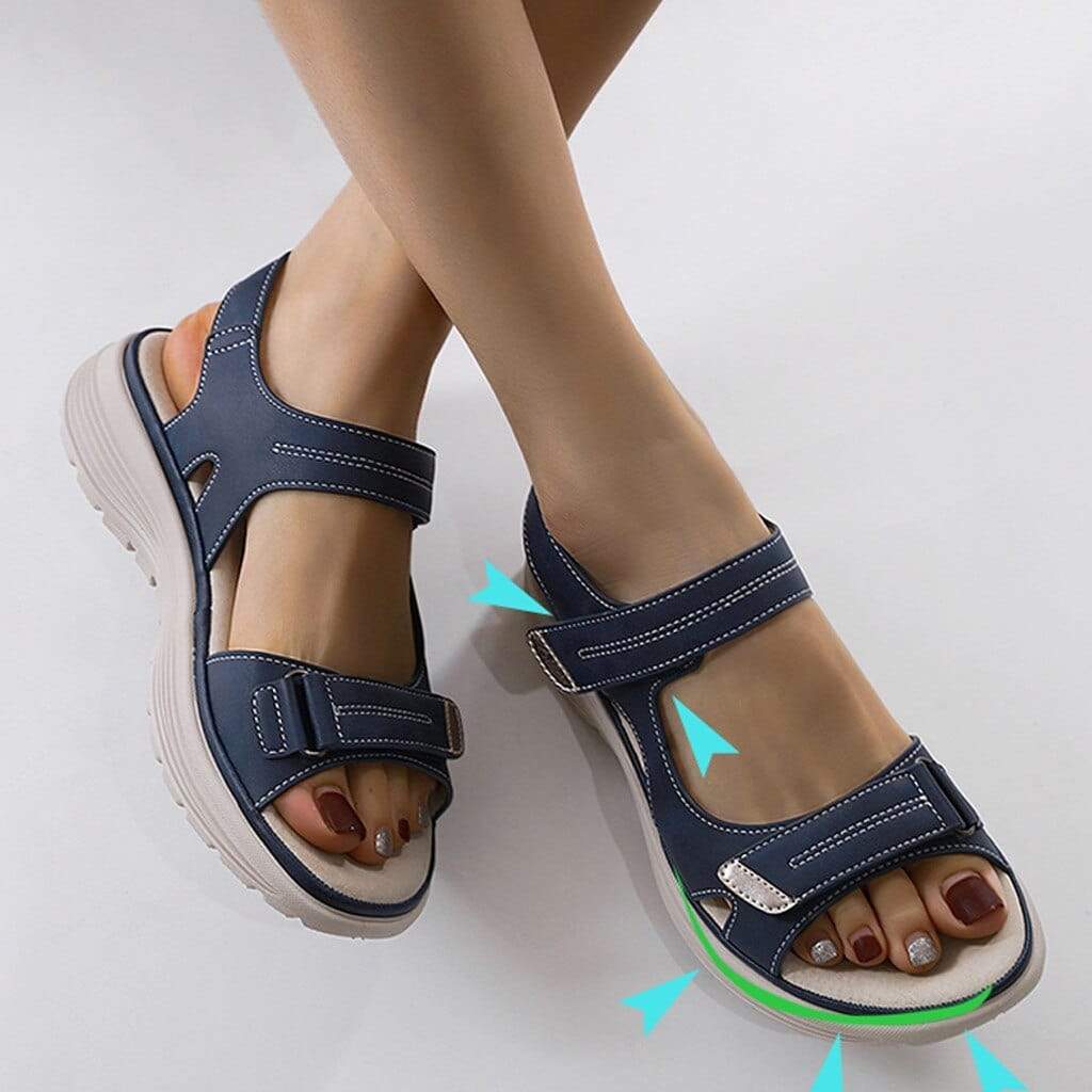 Orthopedische Sandalen - Lichtgewicht klittenband sport sandalen voor dames-Hallo Susanne