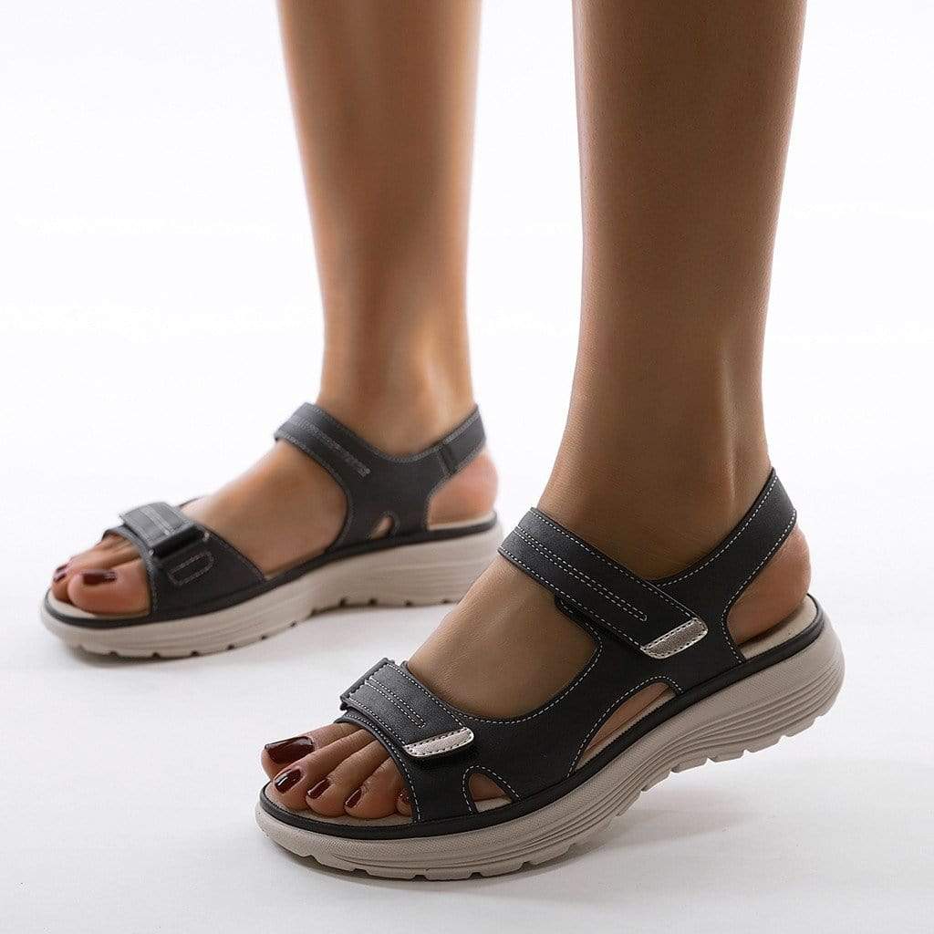 Orthopedische Sandalen - Lichtgewicht klittenband sport sandalen voor dames-Hallo Susanne