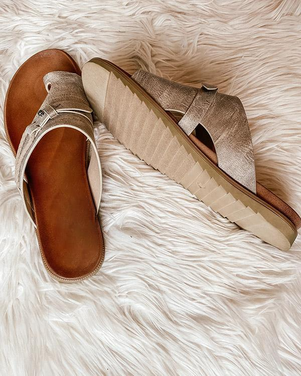 Orthopedische sandalen | Slip-On | Arch Fit | Platte sandalen | Damesslippers-Hallo Susanne