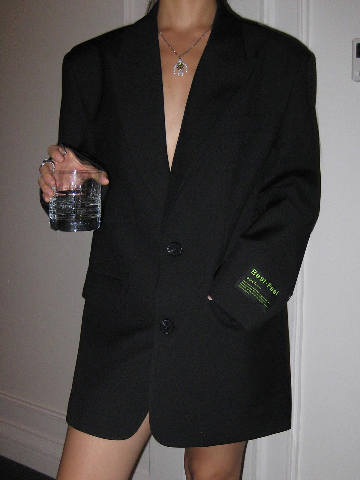 Oversized Blazer - Klassiek - Enkelrijks - Blazerjasje - Damesblazer-Hallo Susanne