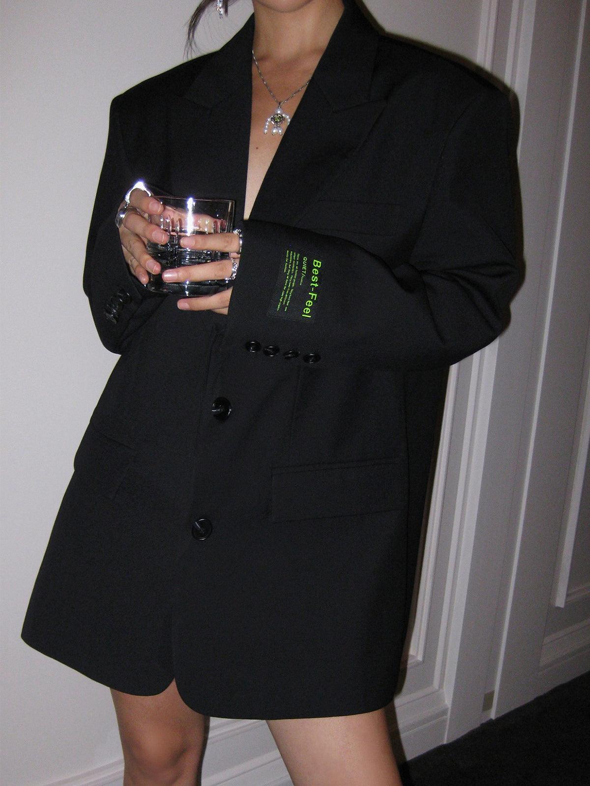 Oversized Blazer - Klassiek - Enkelrijks - Blazerjasje - Damesblazer-Hallo Susanne