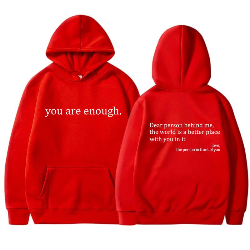 Oversized Hoodie - Unisex Warme Gedrukte Tekst Pullover Hoodie-Hallo Susanne
