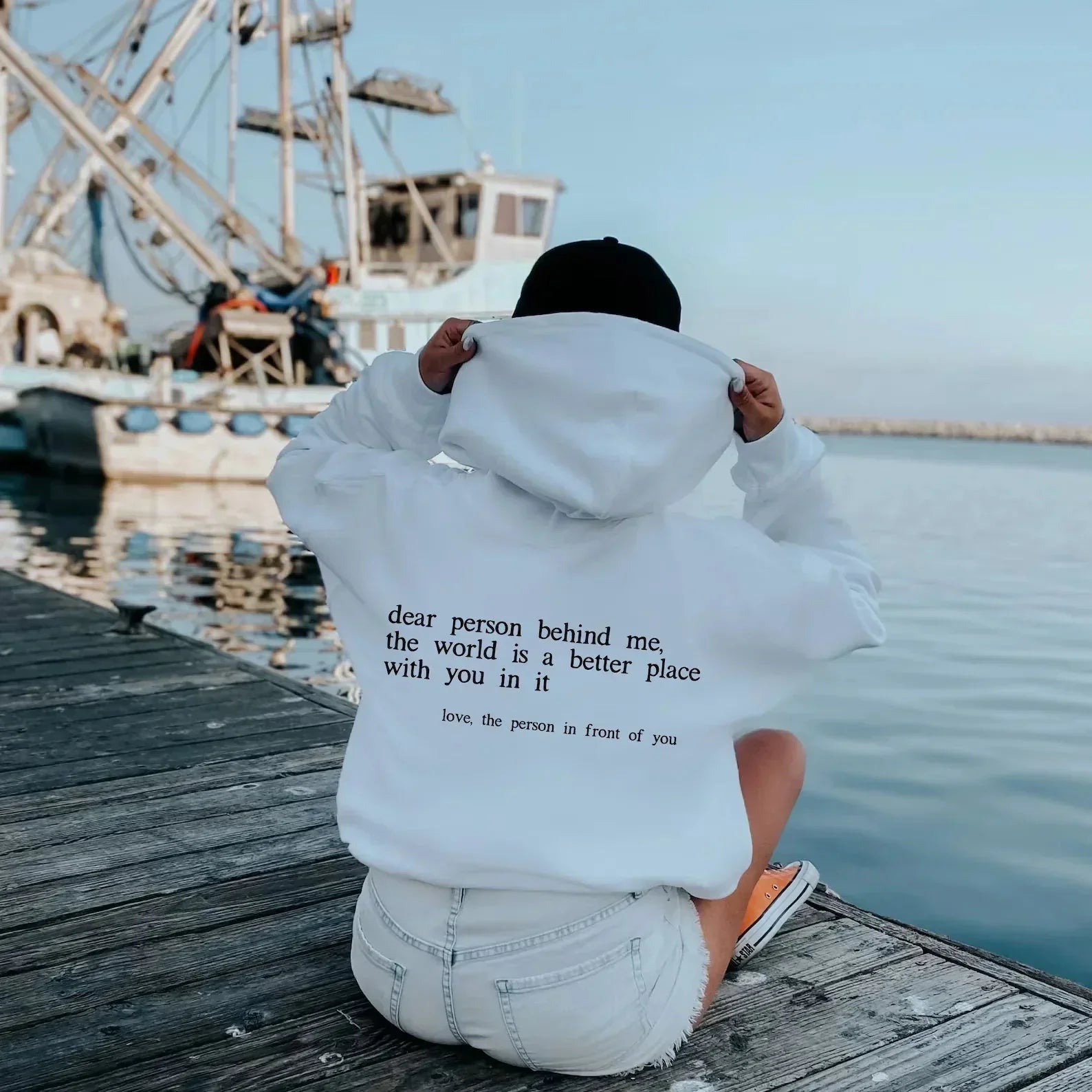 Oversized Hoodie - Unisex Warme Gedrukte Tekst Pullover Hoodie-Hallo Susanne