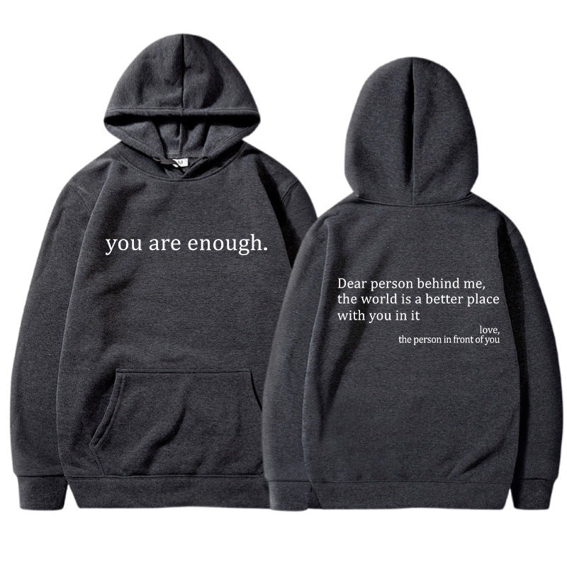 Oversized Hoodie - Unisex Warme Gedrukte Tekst Pullover Hoodie-Hallo Susanne