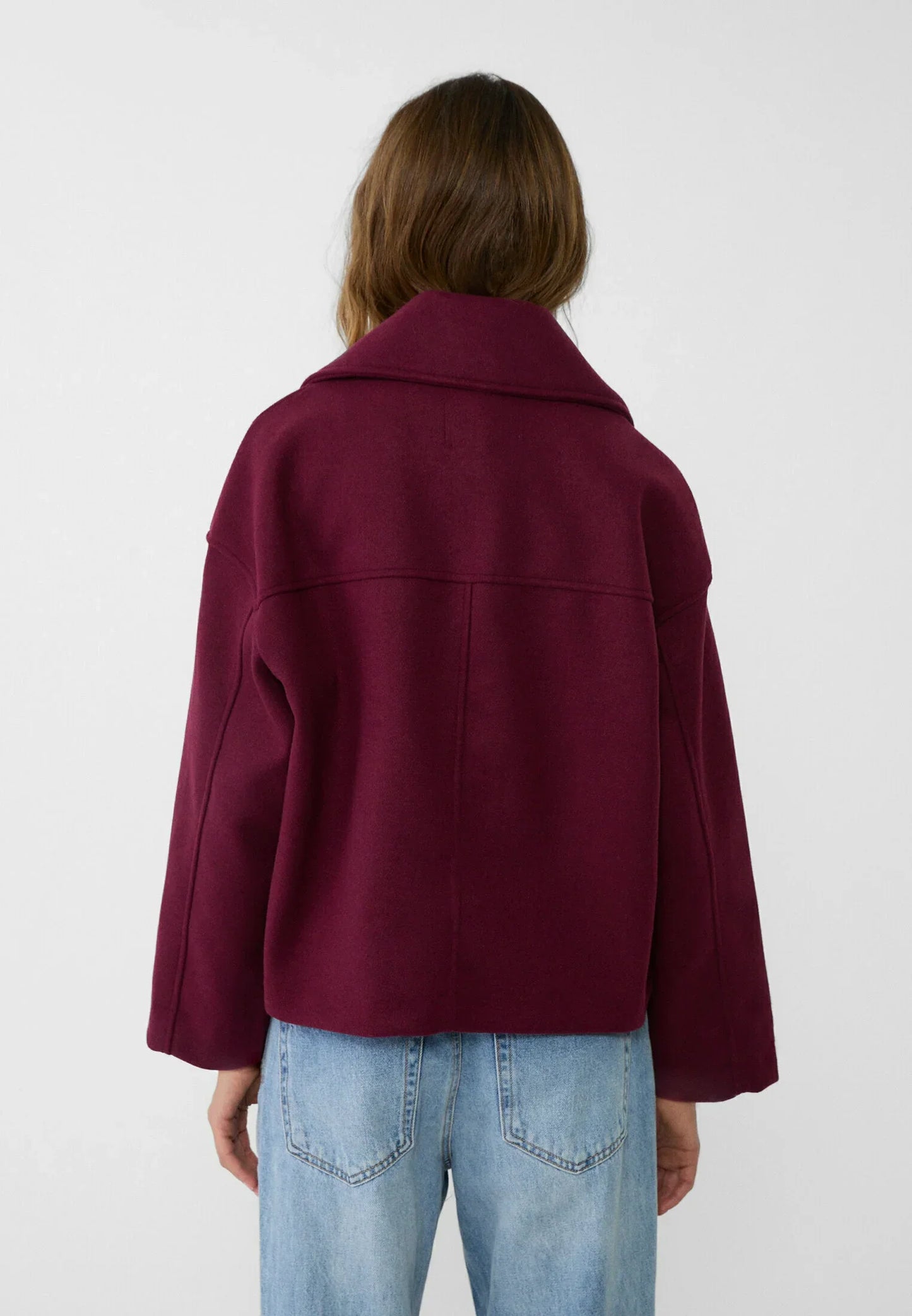 Oversized Jas - Double Breasted - Herfst - Korte trenchcoat - Damesjas-Hallo Susanne