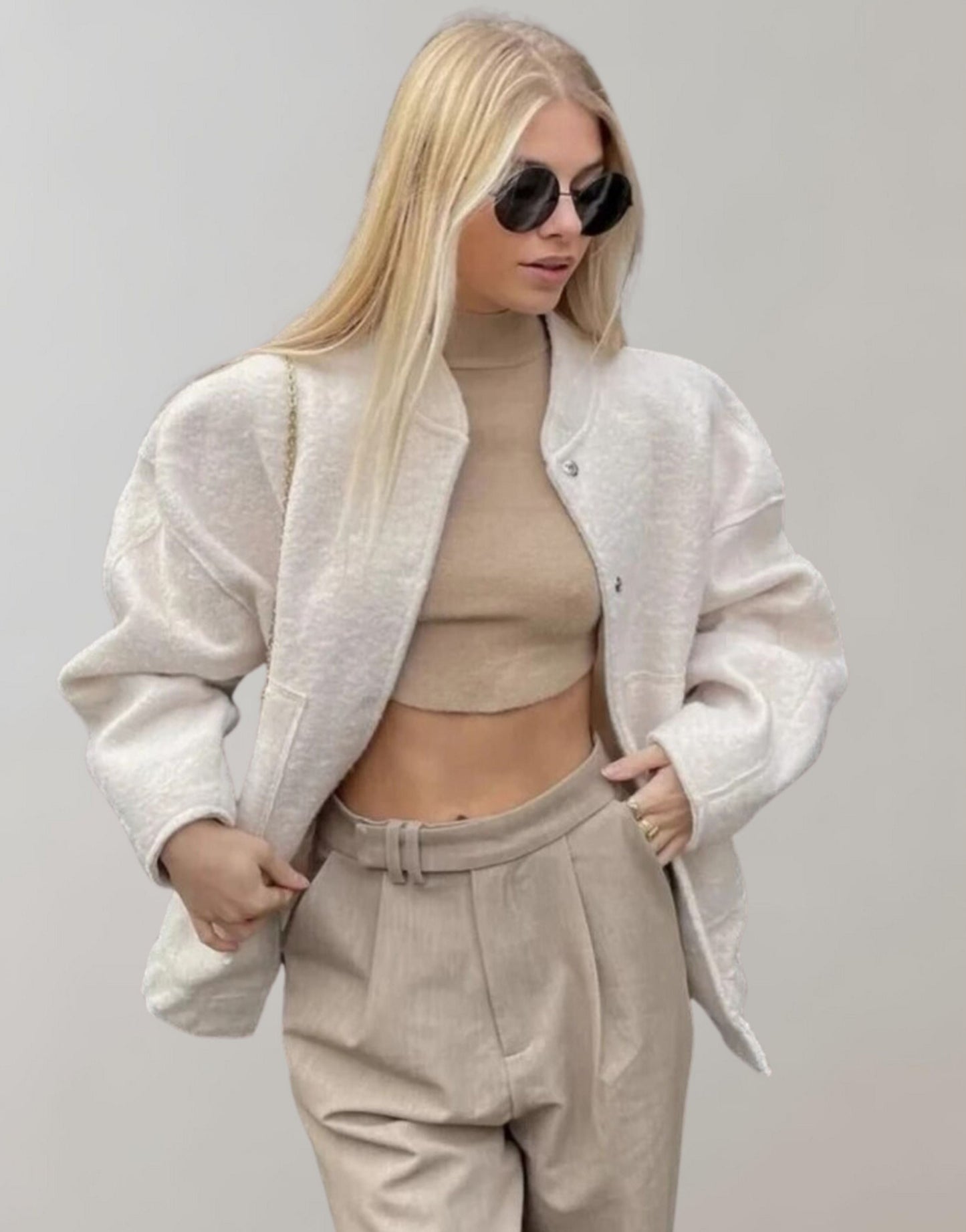 Oversized bomberjack | Casual | Met knopen | Oversized jas | Damesjas-Hallo Susanne