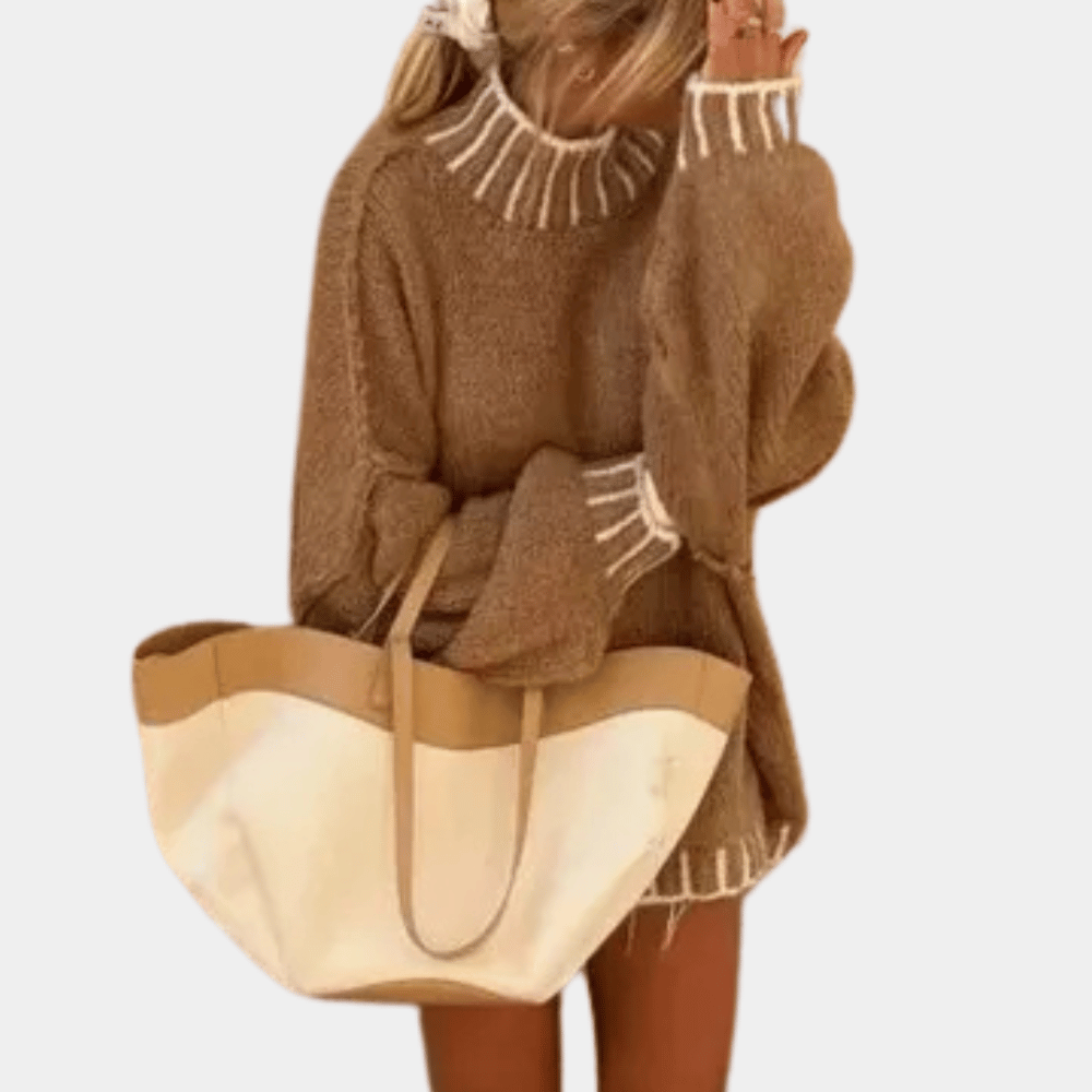 Oversized trui - Gebreid - Trui - Chunky sweater - Damesbreigoed-Hallo Susanne
