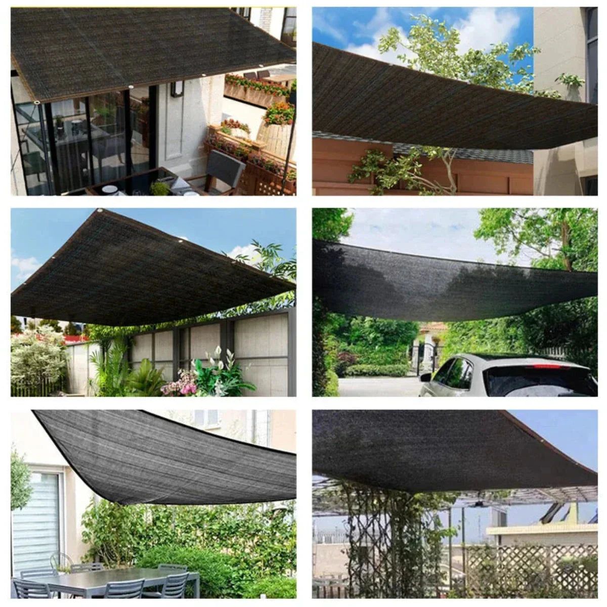 Patio Zonnescherm | Terras | UV-bescherming | Pergola Schaduw | Schaduwdoek-Hallo Susanne