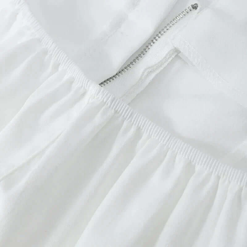 Peplum Top - Elegant - Gestructureerd - Strapless Top - Dames Top met Ritssluiting-Hallo Susanne