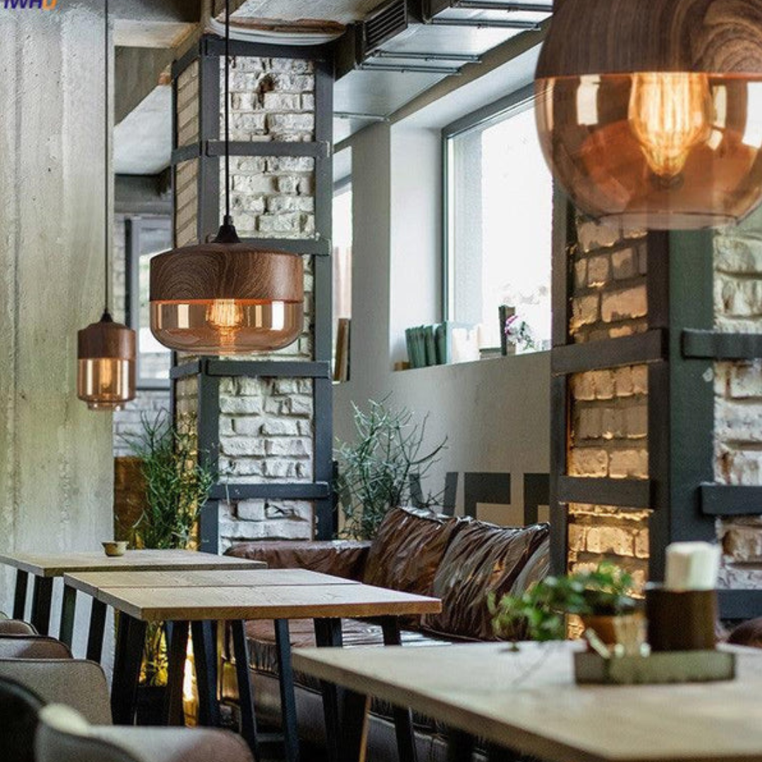 Plafondlamp | Glas | Hout | Hanglamp | Keukenlamp Plafond-Hallo Susanne