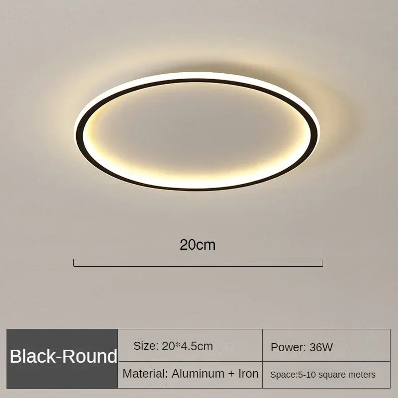 Plafondlamp - Rond - Simpel - LED-plafondlampen - Kamerverlichting-Hallo Susanne