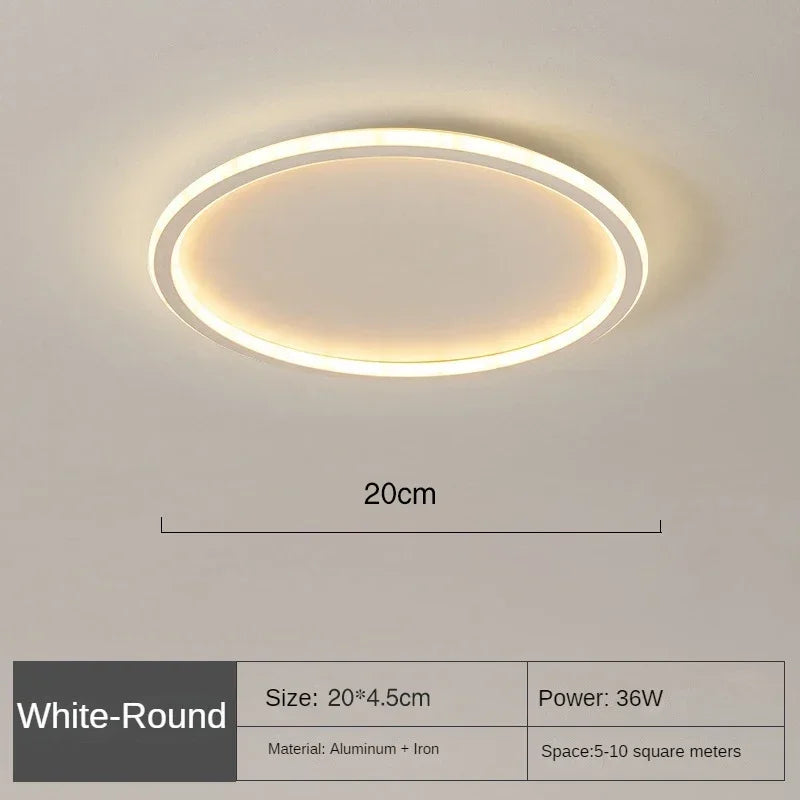 Plafondlamp - Rond - Simpel - LED-plafondlampen - Kamerverlichting-Hallo Susanne