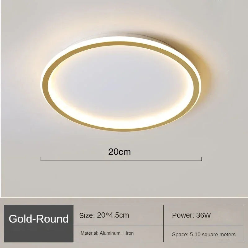 Plafondlamp - Rond - Simpel - LED-plafondlampen - Kamerverlichting-Hallo Susanne