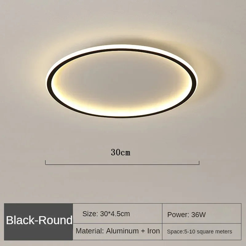 Plafondlamp - Rond - Simpel - LED-plafondlampen - Kamerverlichting-Hallo Susanne