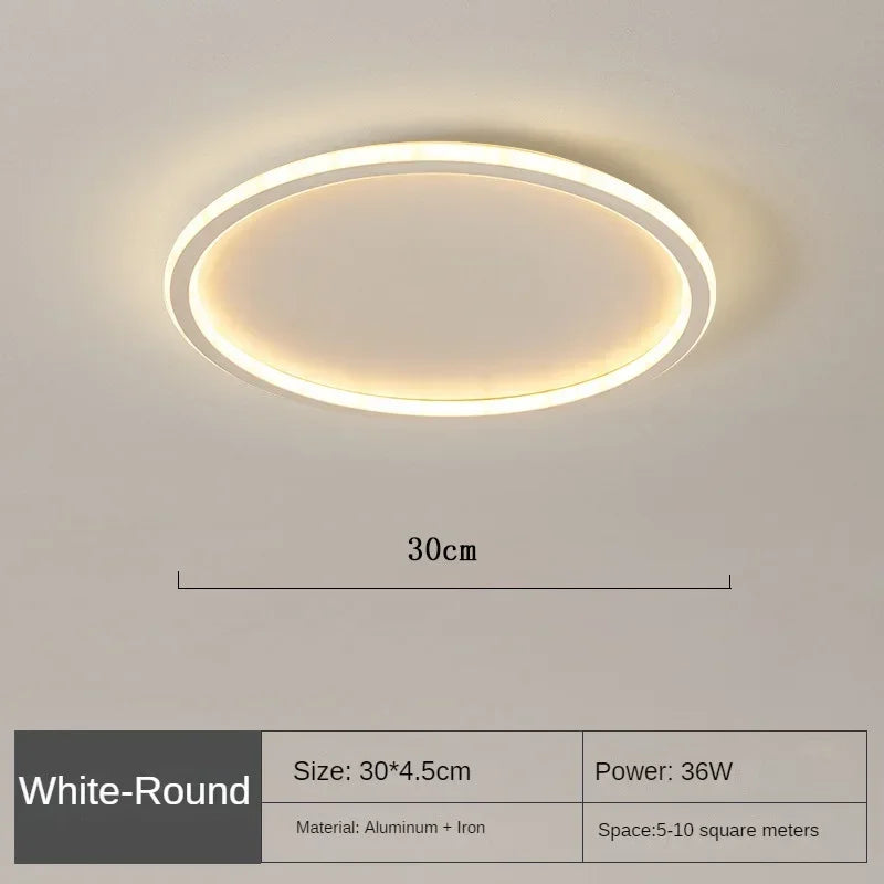 Plafondlamp - Rond - Simpel - LED-plafondlampen - Kamerverlichting-Hallo Susanne