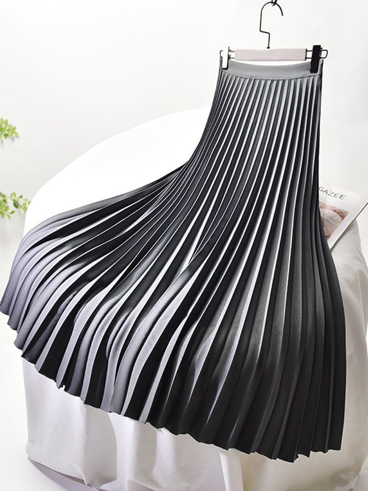Plooirok | Elegant | Hoge Taille | Maxi Rok | Vrouwenrokken-Hallo Susanne