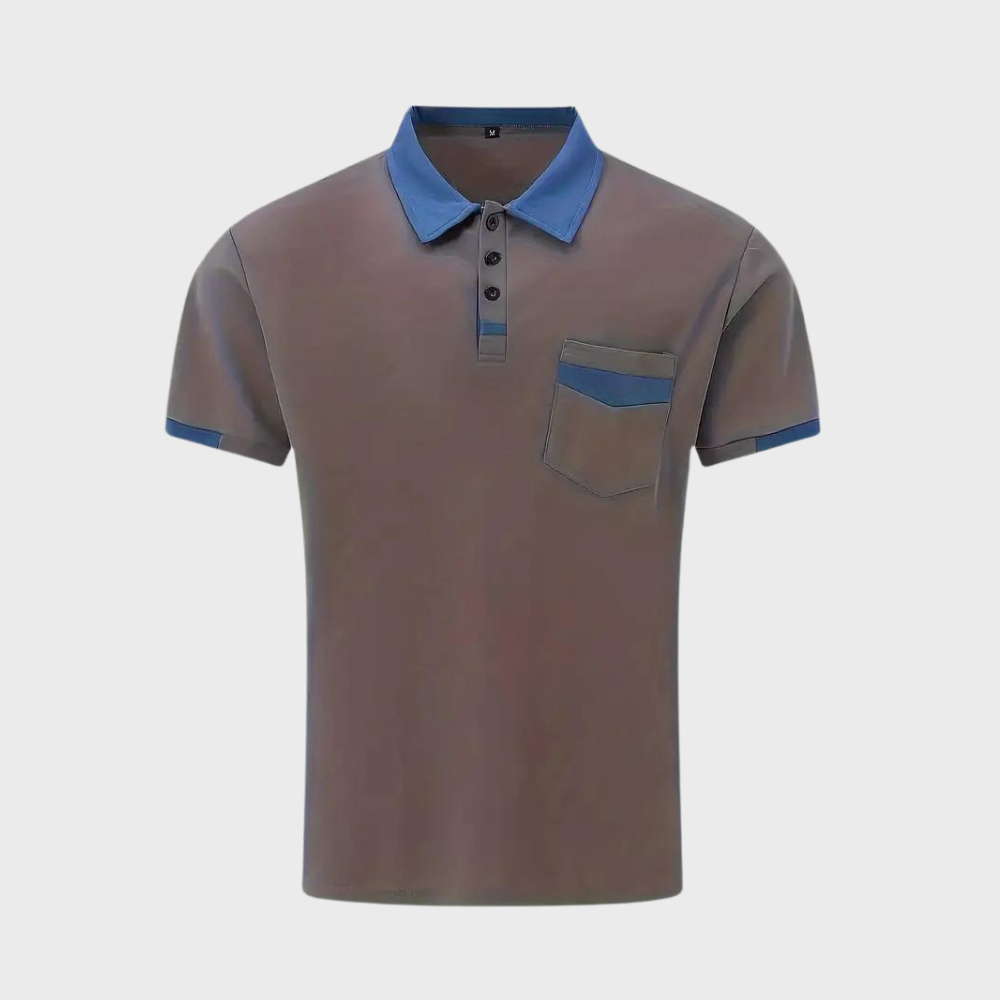 Polo T-Shirt | Korte Mouw | Knoop Hals | Kraag T-Shirt | Heren Shirts-Hallo Susanne