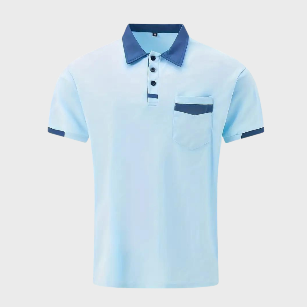 Polo T-Shirt | Korte Mouw | Knoop Hals | Kraag T-Shirt | Heren Shirts-Hallo Susanne