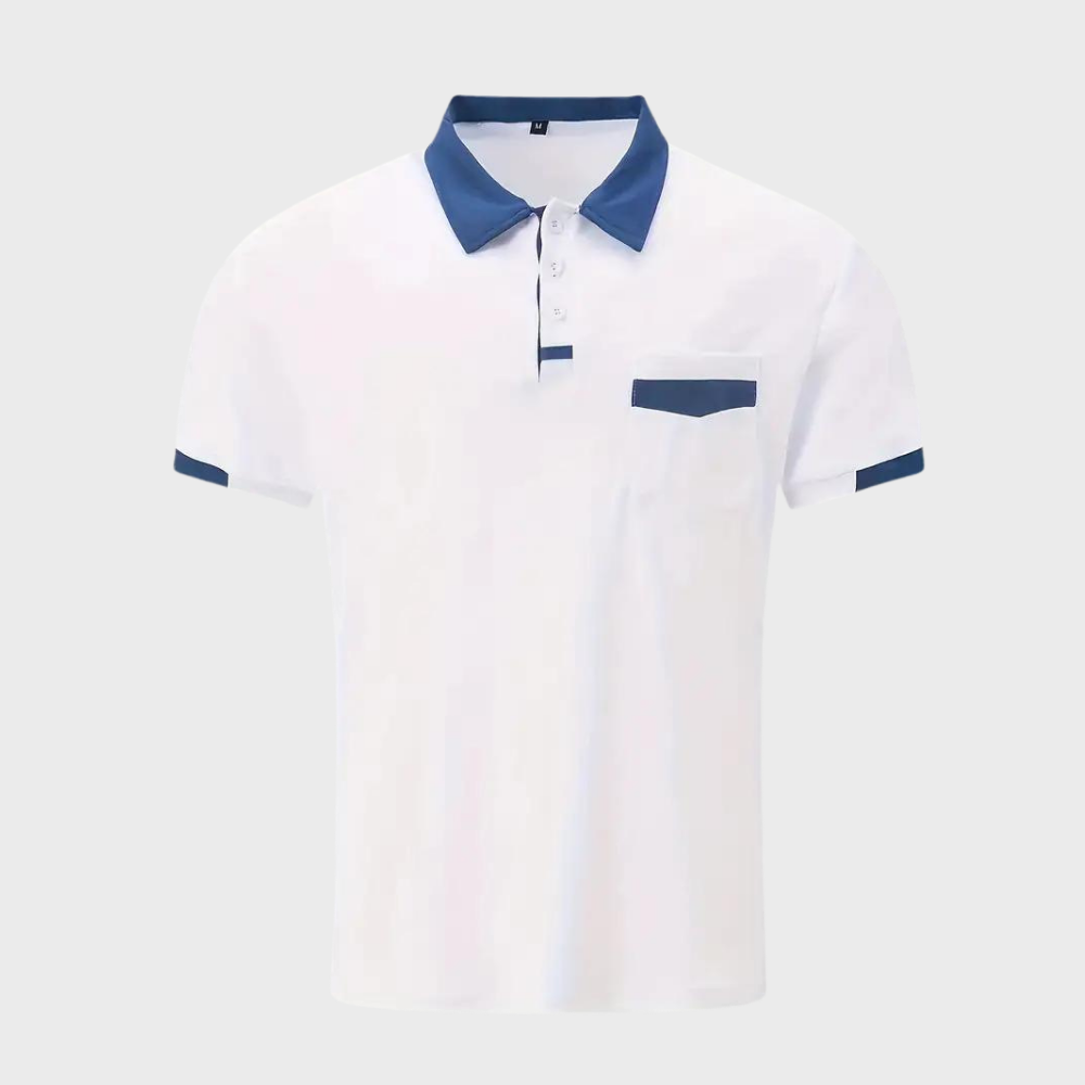 Polo T-Shirt | Korte Mouw | Knoop Hals | Kraag T-Shirt | Heren Shirts-Hallo Susanne