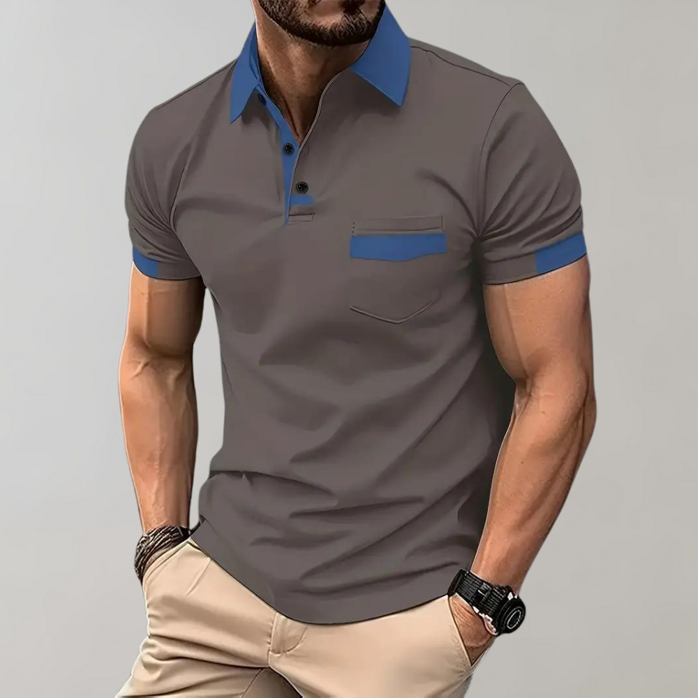 Polo T-Shirt | Korte Mouw | Knoop Hals | Kraag T-Shirt | Heren Shirts-Hallo Susanne