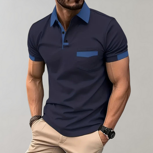 Polo T-Shirt | Korte Mouw | Knoop Hals | Kraag T-Shirt | Heren Shirts-Hallo Susanne