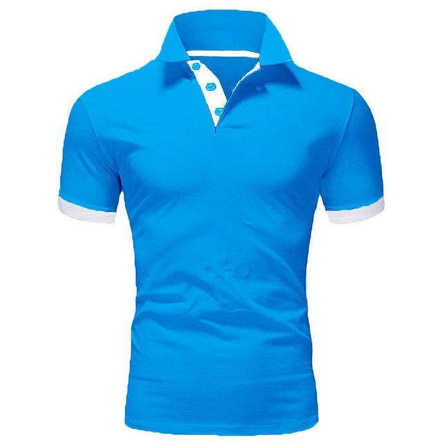 Polo T-Shirt | Korte Mouw | Kraag | Polo Shirt | Heren Shirts-Hallo Susanne