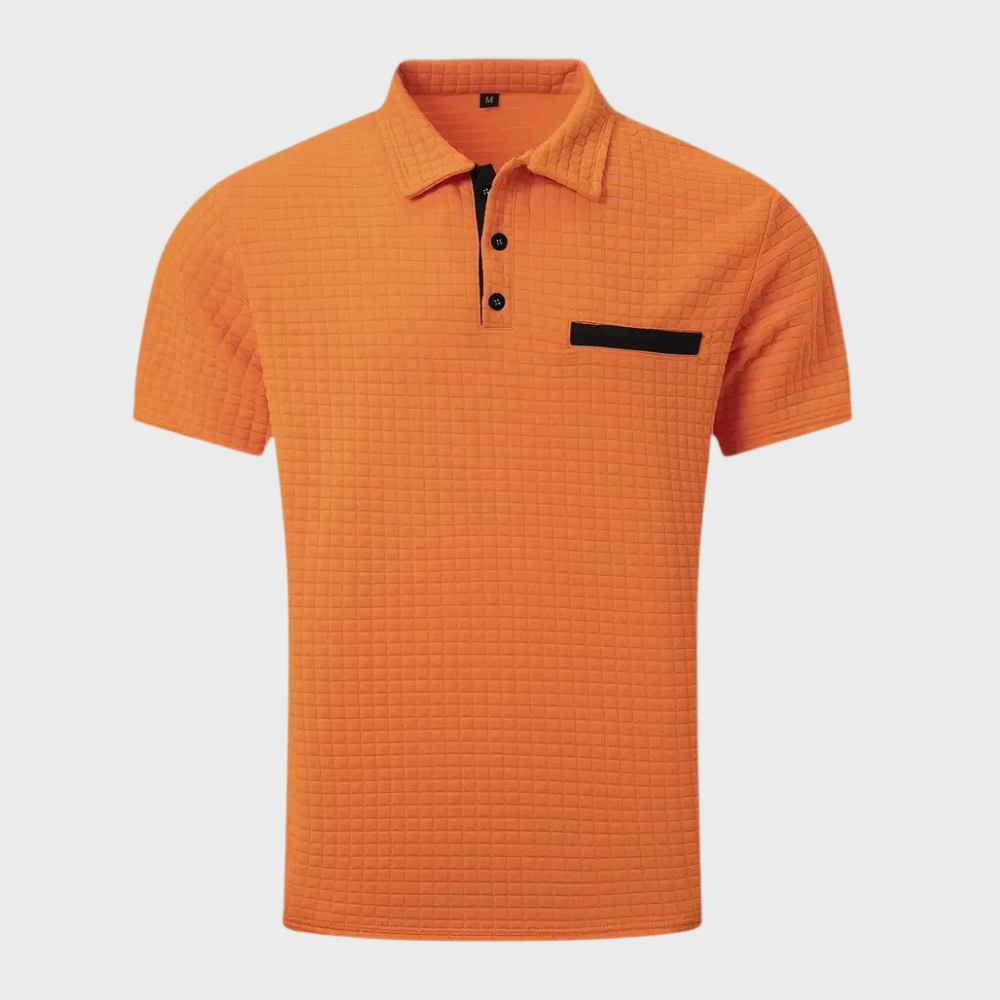Poloshirt - Heren-T-shirt met knoopsluiting en kraagje voor de zomer-Hallo Susanne